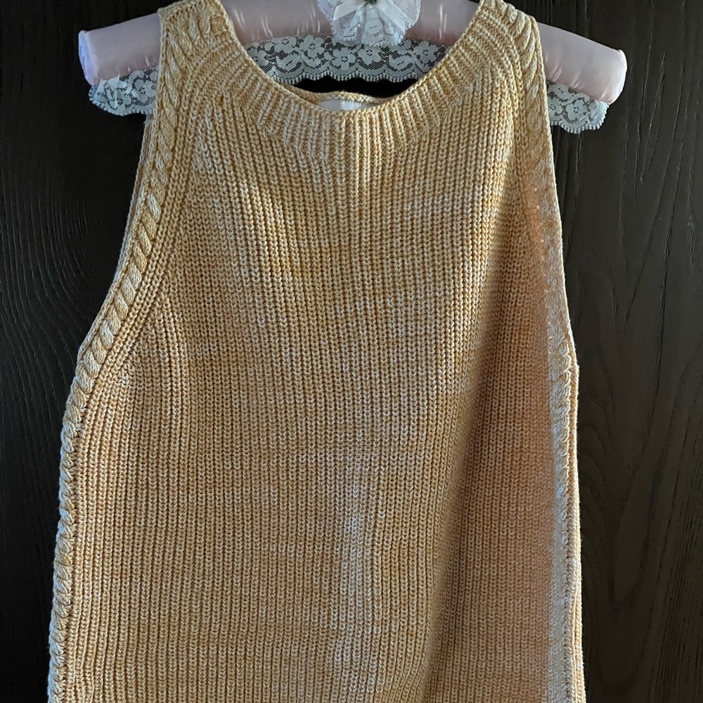 Loft Outlet sleeveless chunky sweater